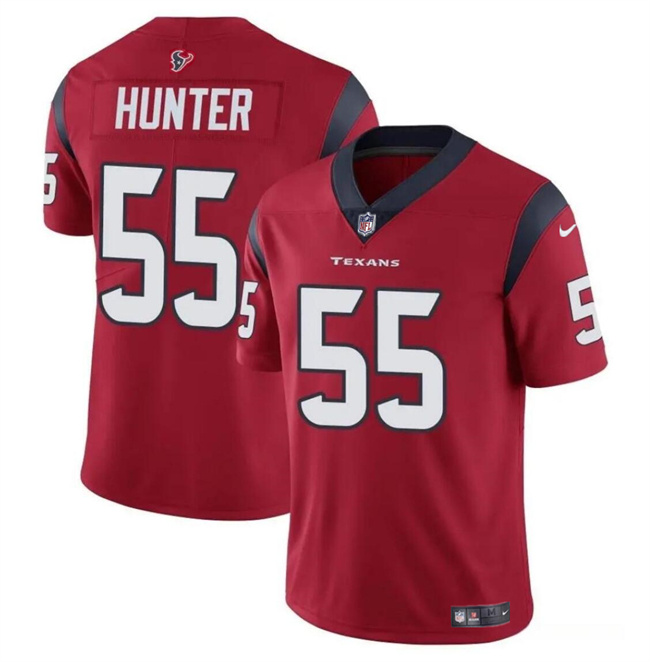 Personalized Men’s Houston Texans #55 Danielle Hunter Red Untouchable Stitched Football Jersey