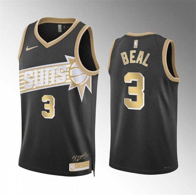 Personalized Men’s Phoenix Suns #3 Bradley Beal Black 2024 Select Series Stitched Basketball Jersey