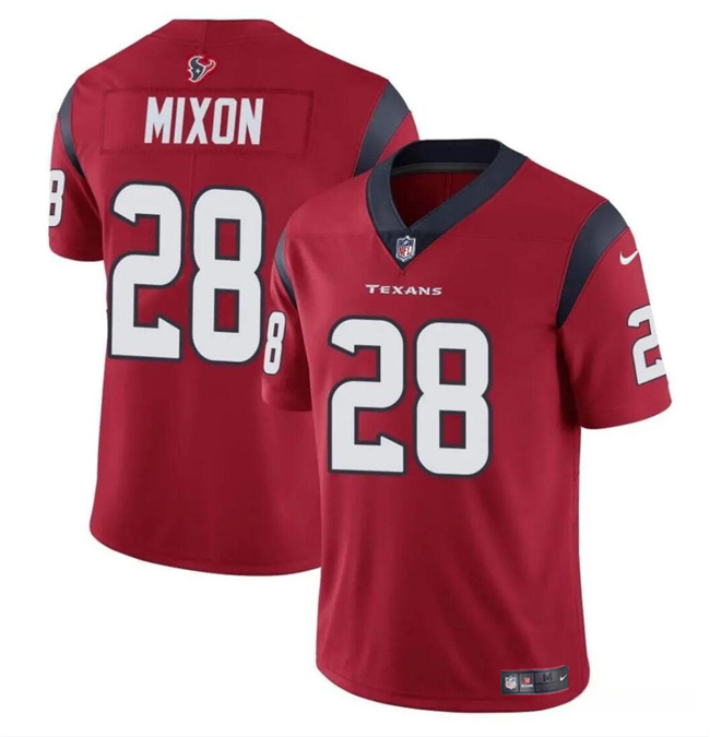 Personalized Youth Houston Texans #28 Joe Mixon Red Untouchable Limited Stitched Football Jersey