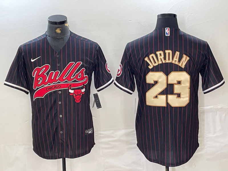 Personalized Men’s Chicago Bulls #23 Michael Jordan Camo Cool Base Stitched Baseball Jersey