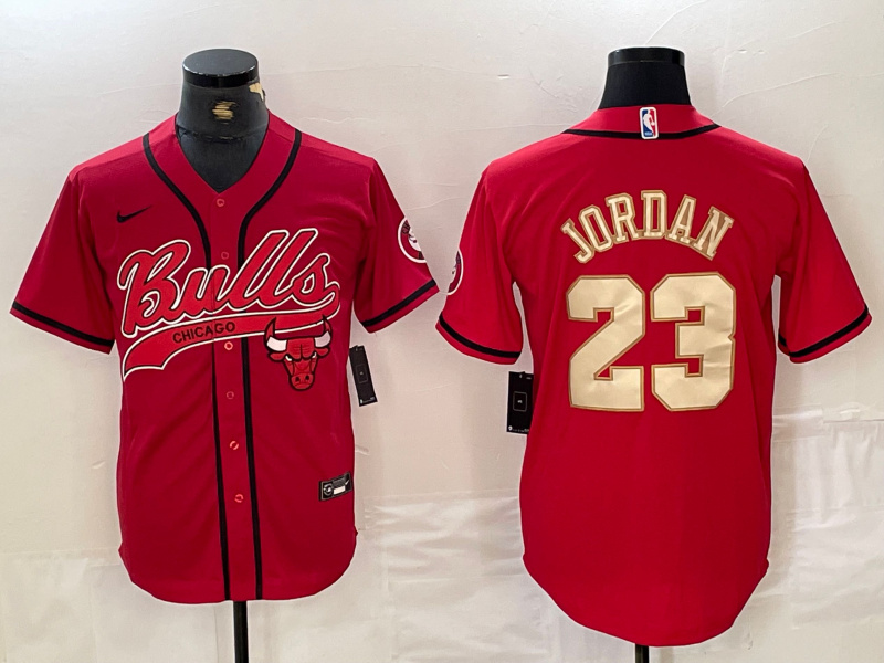 Personalized Men’s Chicago Bulls #23 Michael Jordan Camo Cool Base Stitched Baseball Jerseys