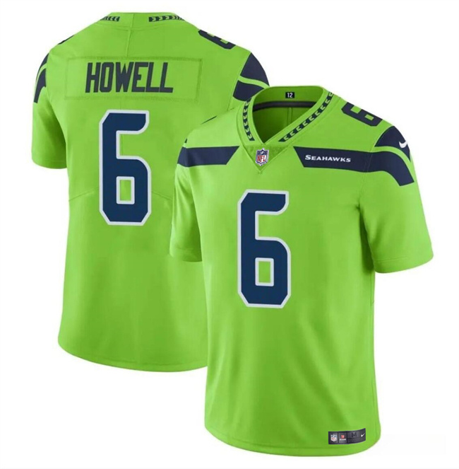 Personalized Youth Seattle Seahawks #6 Sam Howell Green Limited Stitched Football Jersey