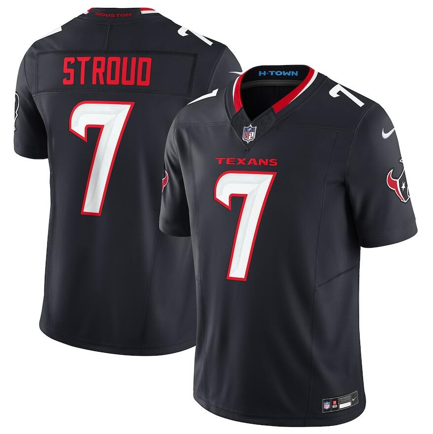 Personalized Men’s Houston Texans #7 C.J. Stroud Navy 2024 F.U.S.E. Limited Stitched Jersey