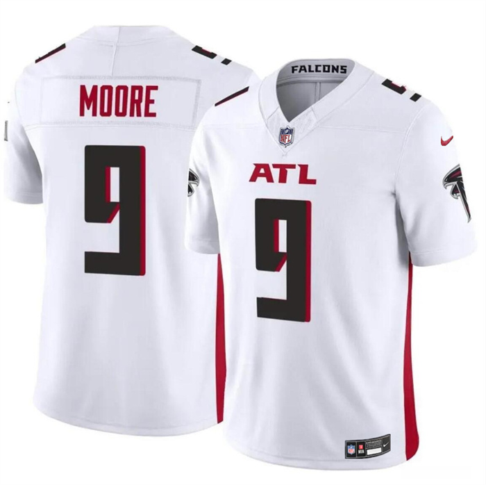 Personalized Men’s Atlanta Falcons #9 Rondale Moore White 2023 F.U.S.E Untouchable Limited Stitched Football Jersey