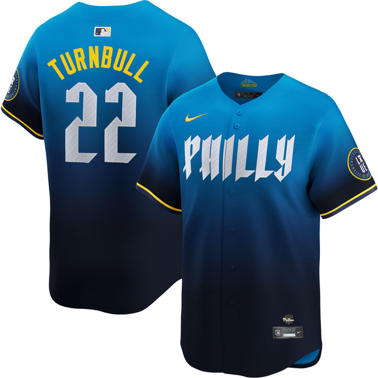 Personalized Men’s Philadelphia Phillies #22 Spencer Turnbull 2024 City Connect Jersey