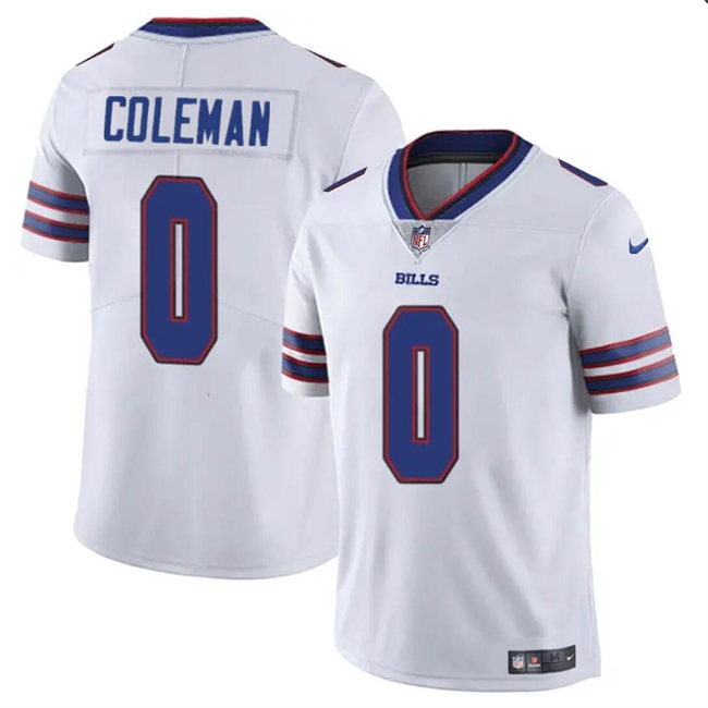 Personalized Youth Buffalo Bills#0 Keon Coleman White 2024 Draft Untouchable Limited Stitched Football Jersey