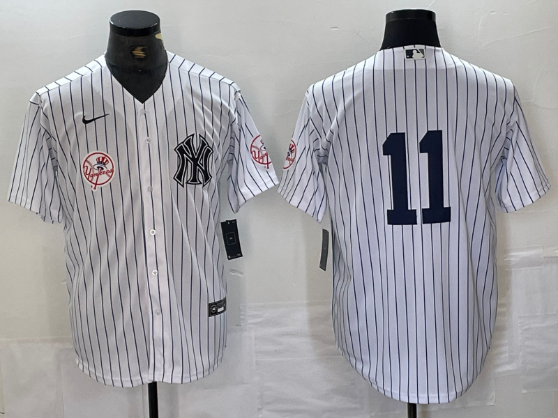 Personalized Men’s New York Yankees #11 Anthony Volpe White Cool Base Stitched Baseball JerseyS 4