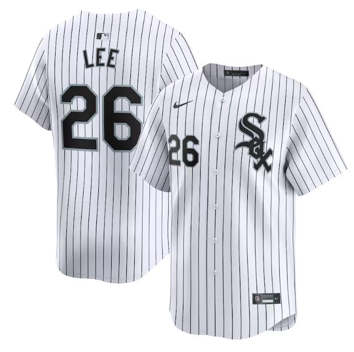 Personalized Men’s Chicago White Sox #26 Korey Lee White 2024 Home Limited Stitched Baseball Jersey