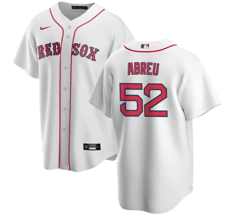 Personalized Men’s Boston Red Sox #52 Wilyer Abreu White Cool Base Stitched Baseball Jersey