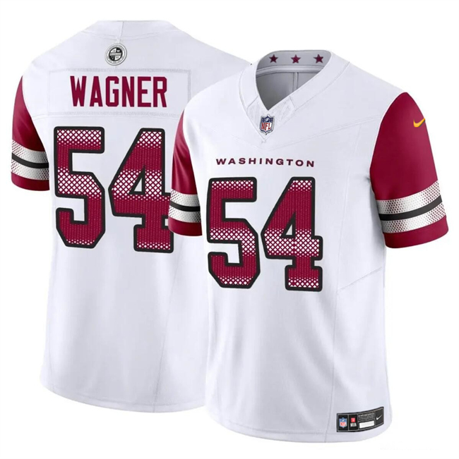 Personalized Men’s Washington Commanders #54 Bobby Wagner White 2023 F.U.S.E Limited Stitched Football Jersey