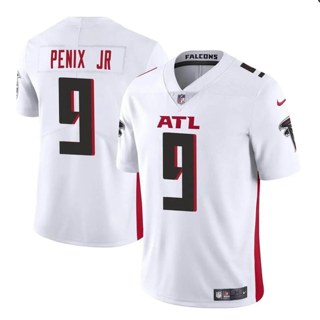 Personalized Men’s Atlanta Falcons #9 Michael Penix Jr White 2024 Draft Untouchable Limited Stitched Football Jersey