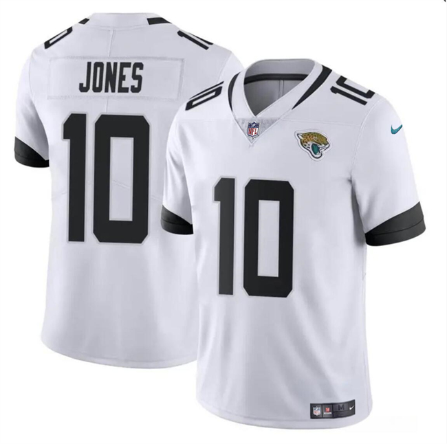 Personalized Men’s Jacksonville Jaguars #10 Mac Jones White Untouchable Limited Stitched Jersey