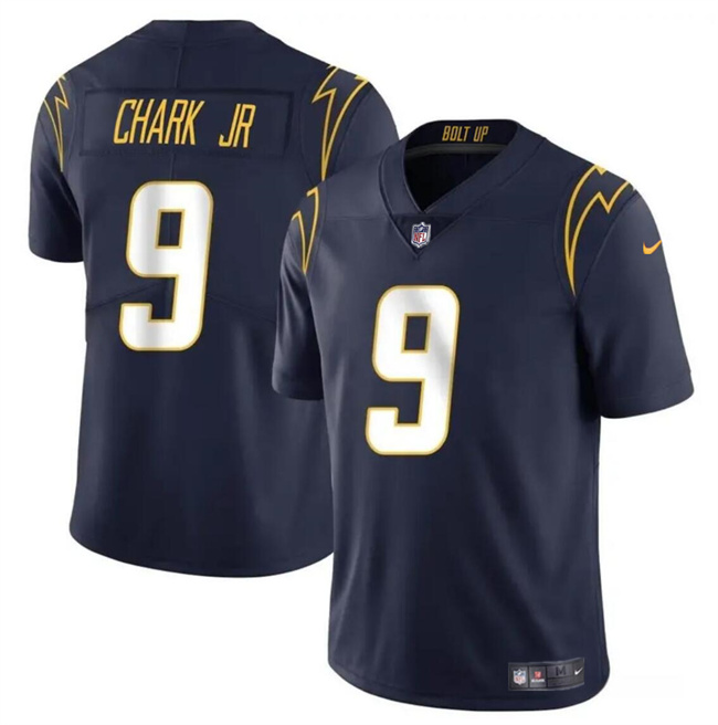 Personalized Men’s Los Angeles Chargers #9 DJ Chark Jr Navy 2024 Limited Stitched Football Jersey