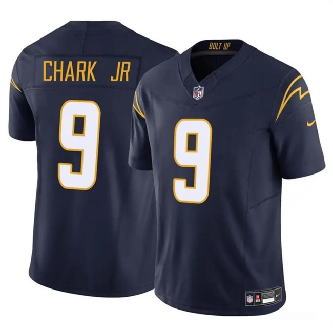 Personalized Men’s Los Angeles Chargers #9 DJ Chark Jr Navy 2024 F.U.S.E Limited Stitched Football Jersey