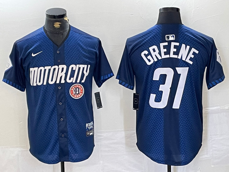 Personalized Men’s Detroit Tigers ACTIVE PLAYER 2024 Navy City Connect Cool Base Limited jerseys