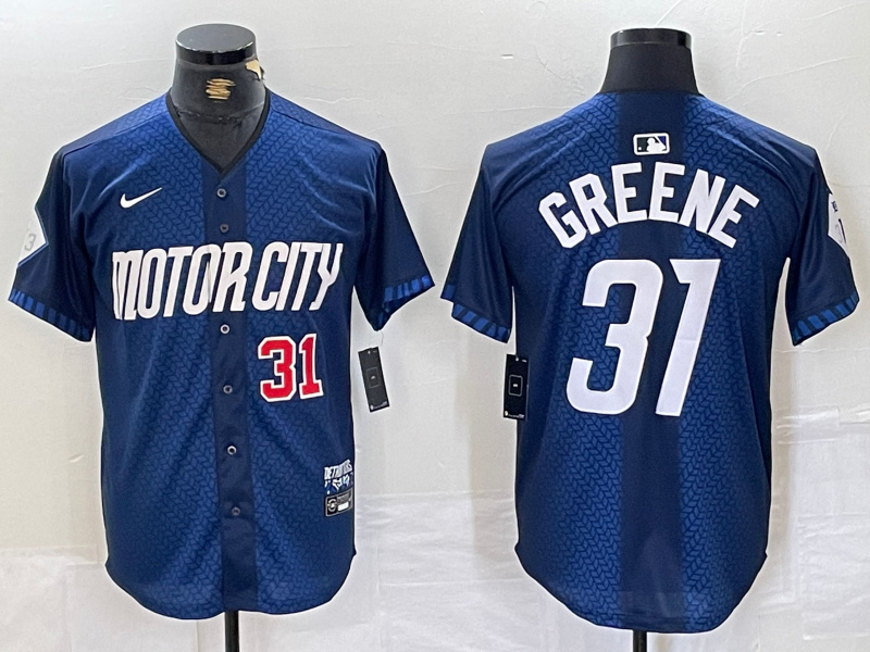 Personalized Men’s Detroit Tigers ACTIVE PLAYER 2024 Navy City Connect Cool Base Limited Jerseys