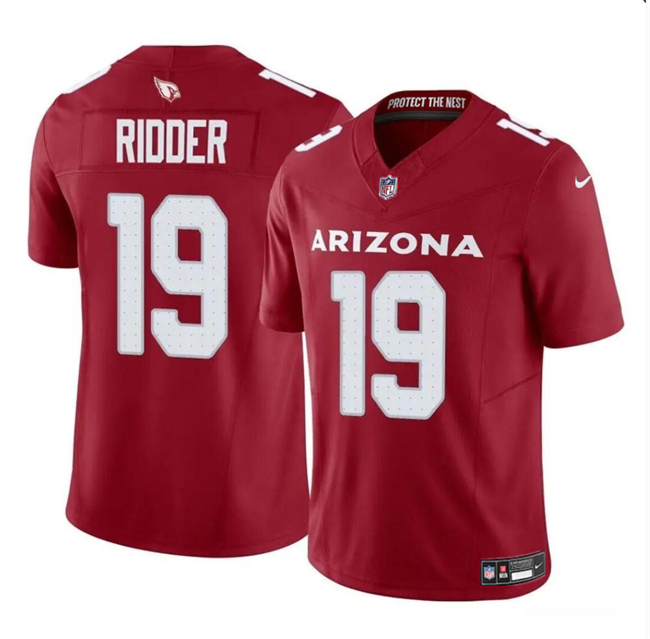 Personalized Men’s Arizona Cardinals #19 Desmond Ridder Red 2024 F.U.S.E. Untouchable Limited Stitched Football Jersey