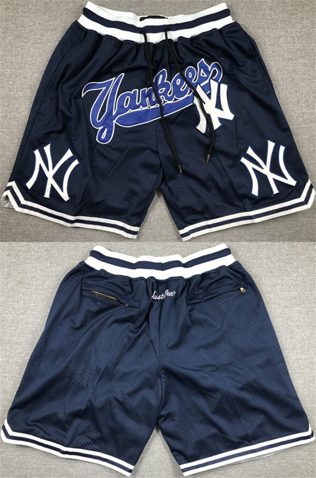 Personalized Men’s New Yok Yankees Navy Shorts (Run Small)