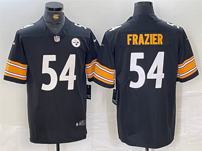 Personalized Men’s Pittsburgh Steelers #54 Zach Frazier Black Untouchable Limited Stitched Jersey