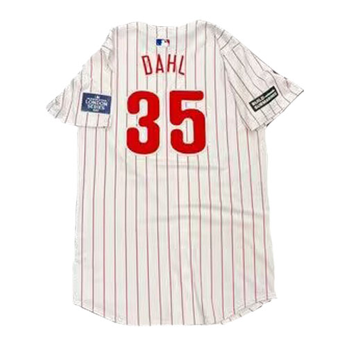 Personalized Men’s Philadelphia Phillies #35 David Dahl White Jerseys