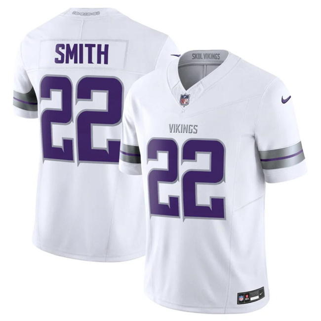 Personalized Men’s Minnesota Vikings #22 Harrison Smith White F.U.S.E. Winter Warrior Limited Stitched Jersey
