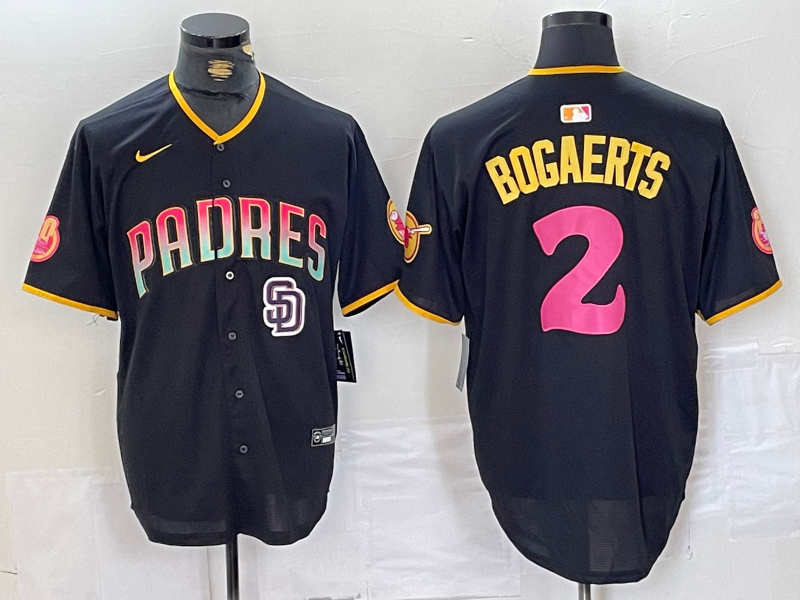 Personalized Men’s San Diego Padres #2 Xander Bogaerts Black Cool Base Stitched Baseball Jerseys