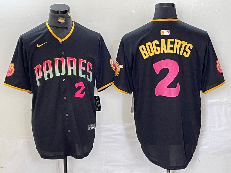 Personalized Men’s San Diego Padres #2 Xander Bogaerts Black Cool Base Stitched Baseball Jerseys
