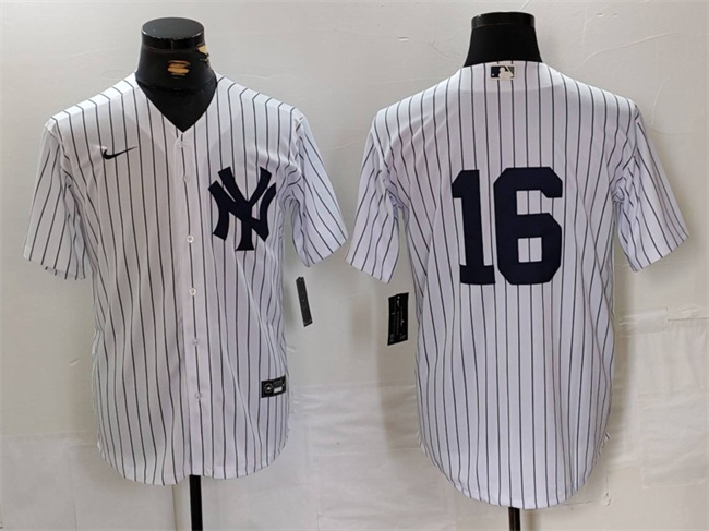 Personalized Men’s New York Yankees #16 Whitey Ford White Cool Base Stitched Baseball Jersey
