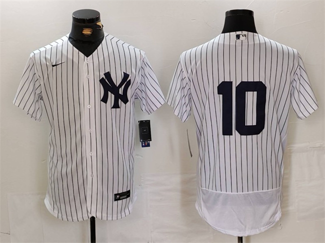 Personalized Men’s New York Yankees #10 Phil Rizzuto White Flex Base Stitched Baseball Jersey