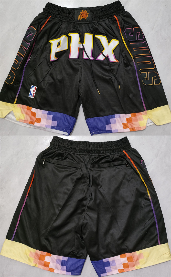 Personalized Men’s Phoenix Suns Black Shorts (Run Small)