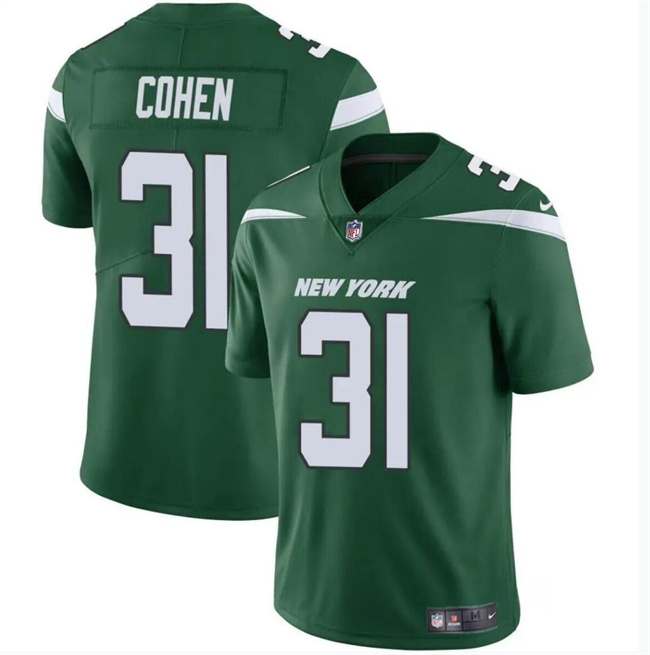 Personalized Men’s New York Jets #31 Tarik Cohen Green Untouchable Limited Stitched Jersey