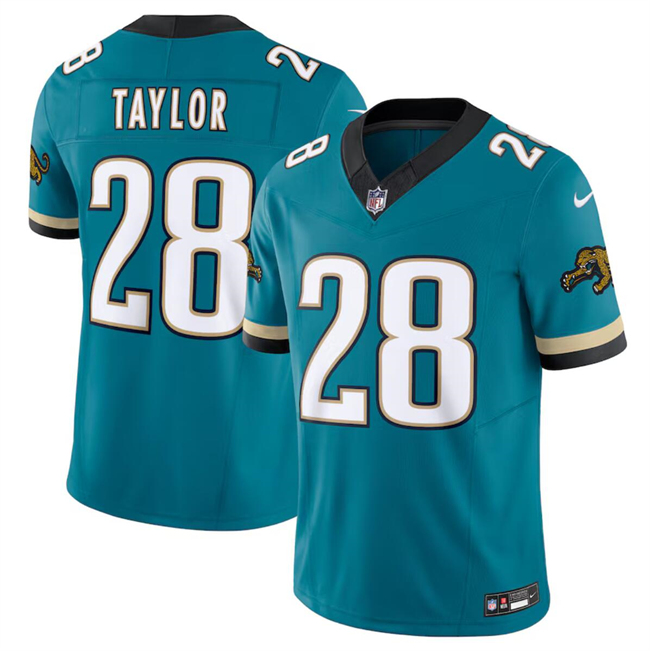 Personalized Men’s Jacksonville Jaguars #28 Fred Taylor Teal 2024 F.U.S.E. Prowler Throwback Limited Stitched Football Jersey