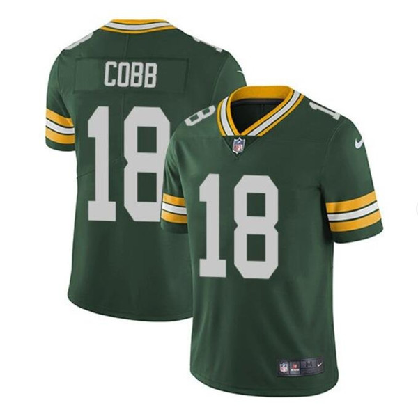 Personalized Men’s Green Bay Packers #18 Randall Cobb Green Untouchable Stitched Football Jersey