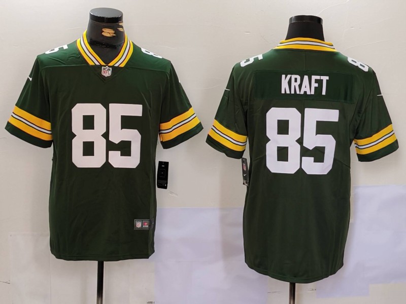 Personalized Men’s Green Bay Packers #85 Tucker Kraft Green Untouchable Stitched Football Jersey
