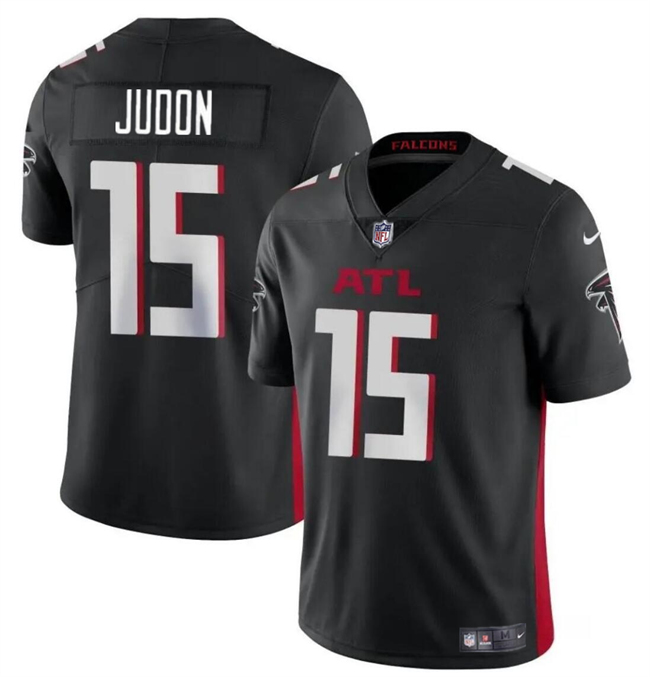 Personalized Men’s Atlanta Falcons #15 Matthew Judon Black Untouchable Limited Stitched Football Jersey