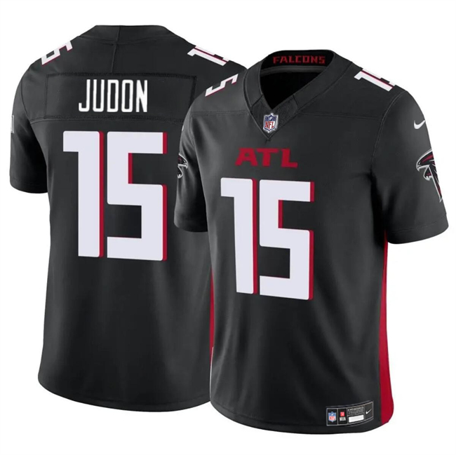 Personalized Men’s Atlanta Falcons #15 Matthew Judon Black 2024 F.U.S.E Untouchable Limited Stitched Football Jersey