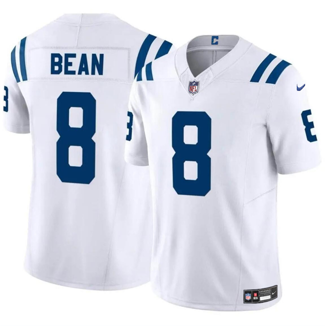 Personalized Youth Indianapolis Colts #8 Jason Bean White Untouchable Limited Stitched Football Jersey