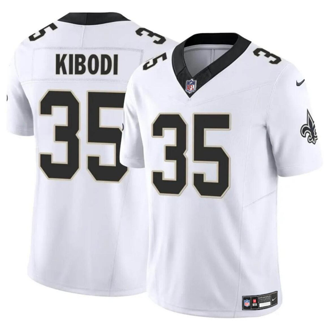 Personalized Men’s New Orleans Saints #35 Jacob Kibodi White F.U.S.E Limited Stitched Football Jersey