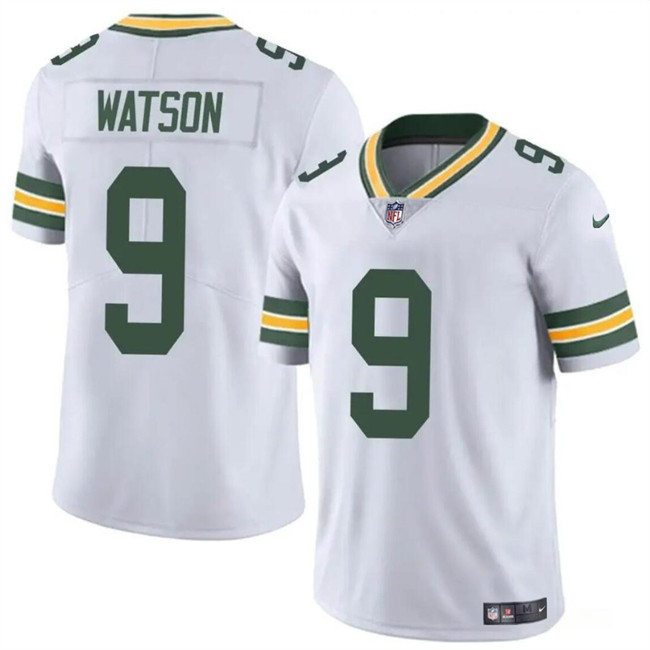 Personalized Men’s Green Bay Packers #9 Christian Watson White Untouchable Limited Stitched Football Jersey