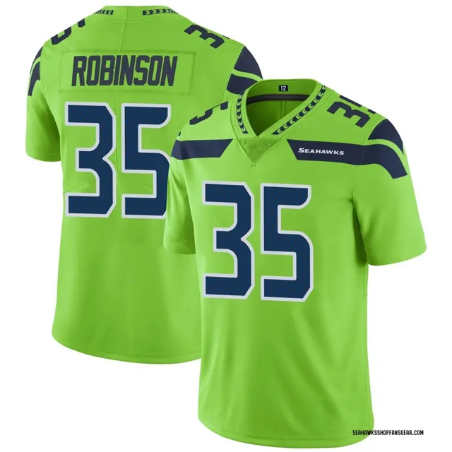 Personalized Men’s Seattle Seahawks #35 ROBINSON Green Untouchable Limited Stitched Jersey