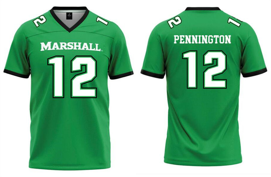 Personalized Men’s Marshall Thundering Herd Active Player Green Stitched Jersey