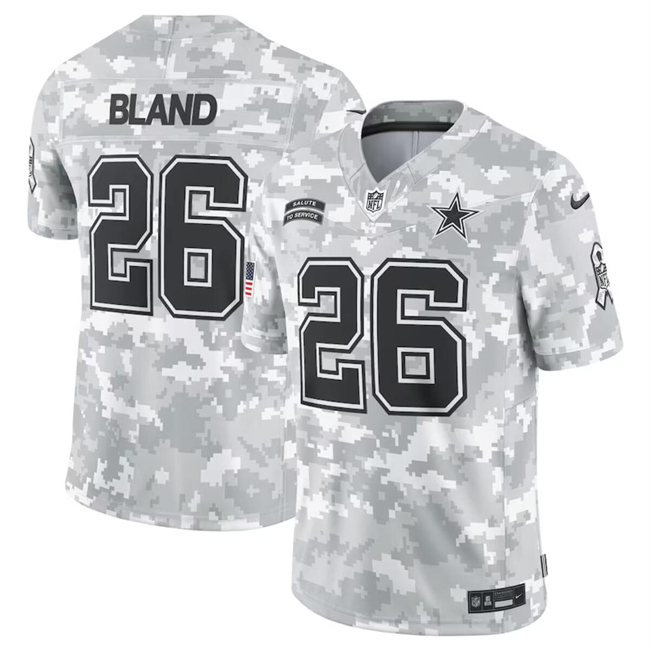 Personalized Men’s Dallas Cowboys #26 DaRon Bland 2024 Arctic Camo Salute To Service Limited Stitched Football Jersey