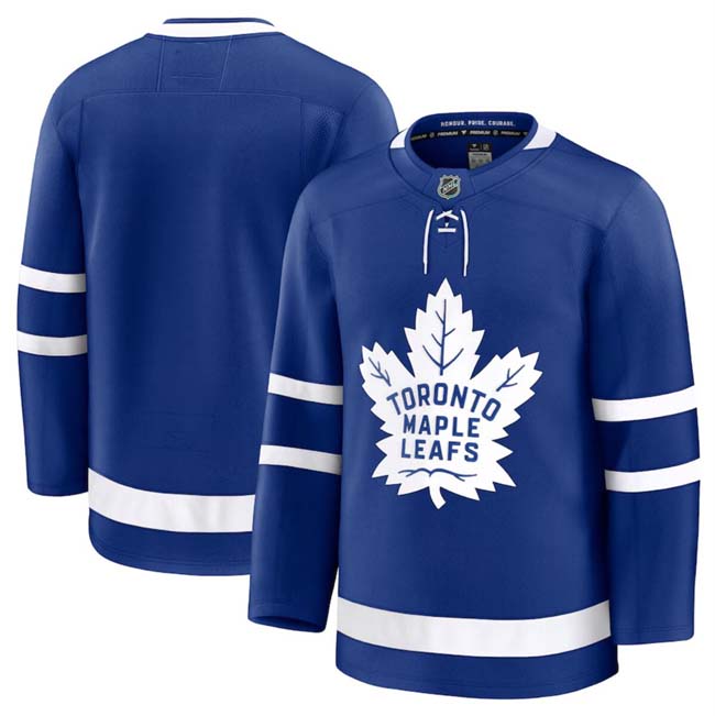 Personalized Men’s Toronto Maple Leafs Blank Blue 2024-25 Home Stitched Hockey Jersey