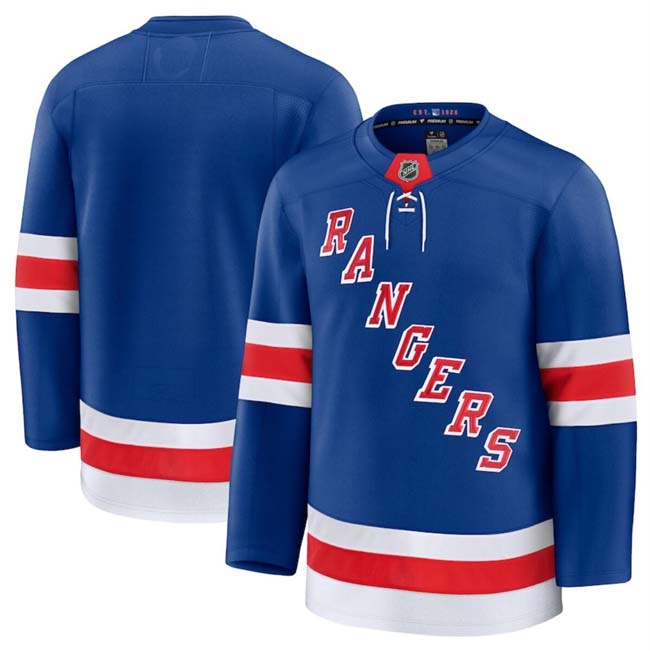 Personalized Men’s New York Rangers Blank Royal 2024-25 Home Stitched Hockey Jersey