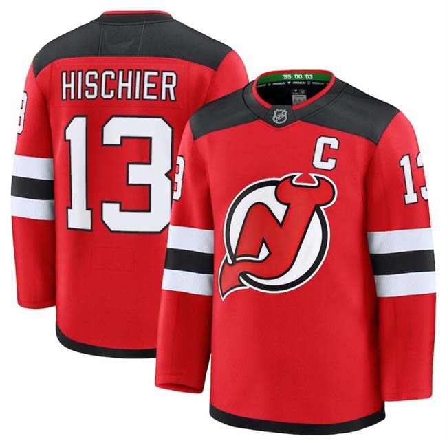 Personalized Men’s New Jersey Devils Active Player Red 2024-25 Home Stitched Hockey Jersey