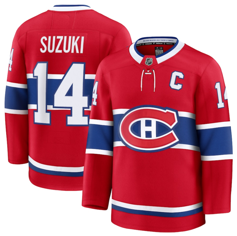 Personalized Men’s Montreal Canadiens Active Player Red 2024-25 Home Stitched Hockey Jersey