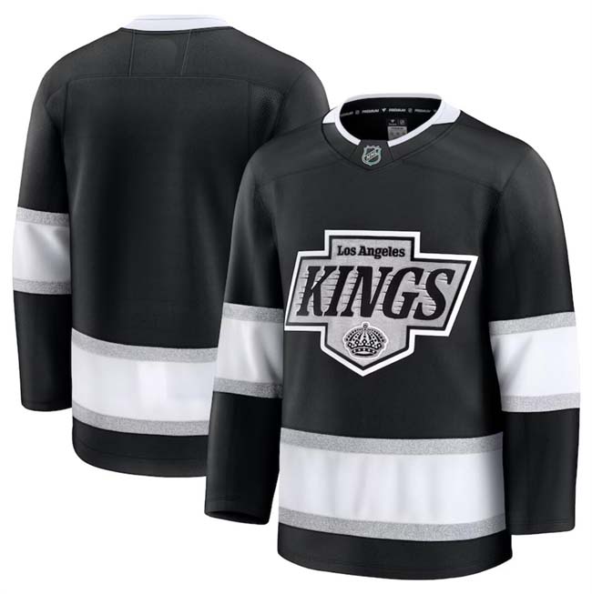 Personalized Men’s Los Angeles Kings Blank Black 2024-25 Home Stitched Hockey Jersey
