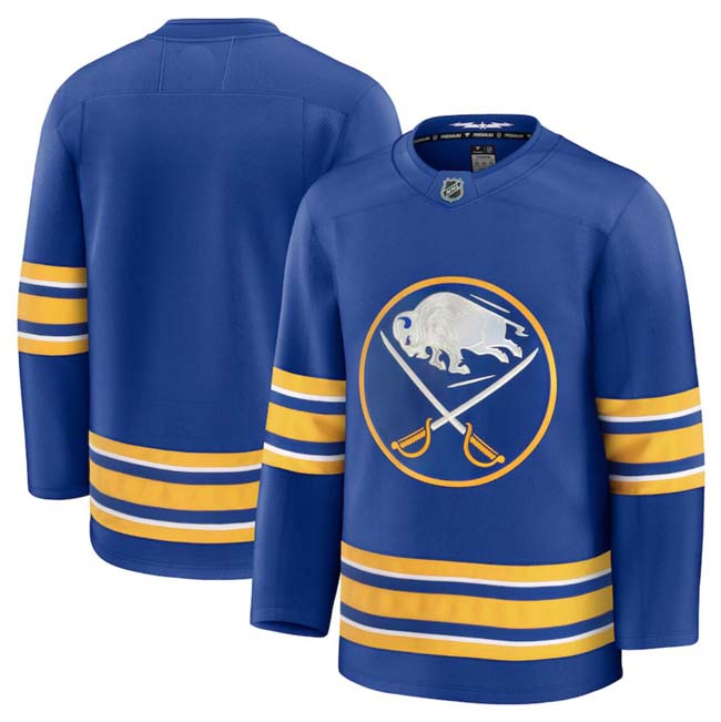 Personalized Men’s Buffalo Sabres Blank Blue 2024-25 Home Stitched Hockey Jersey