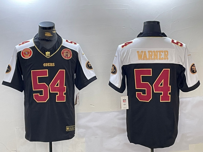 Personalized Men’s San Francisco 49ers #54 Fred Warner Black F.U.S.E. Mexico Limited Stitched Football Jersey