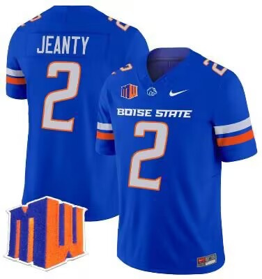 Personalized Men’s Boise State Broncos #2 Ashton Jeanty Blue Limited Football Jersey